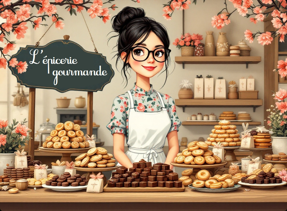 Vendeuse Epicerie gourmande_Mistral IA